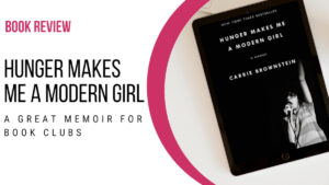 Carrie Brownstein book Hunger Makes Me a Modern Girl cover on ereader displayed on a white background.